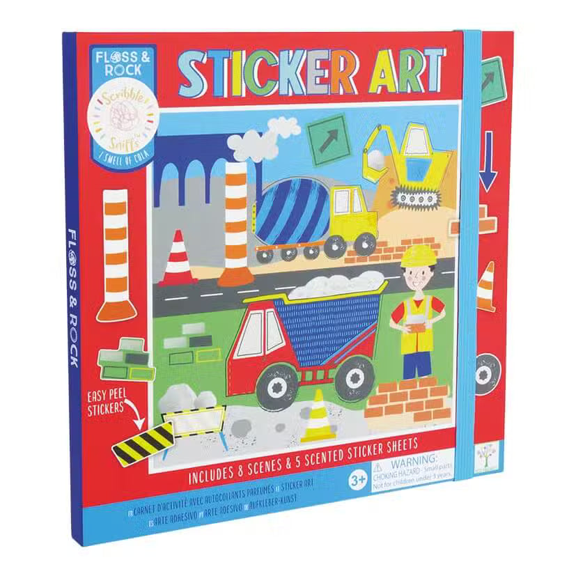 Floss & Rock Klistermærkebog Konstruktion