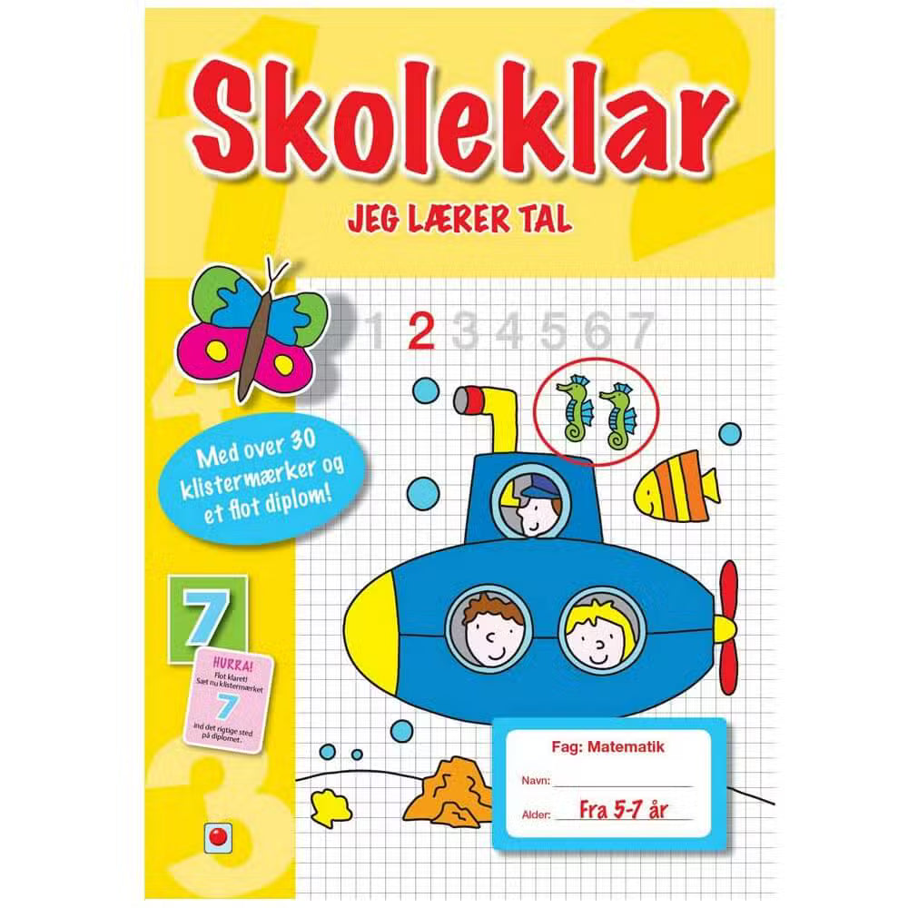 Bolden Skoleklar Jeg Lærer Tal