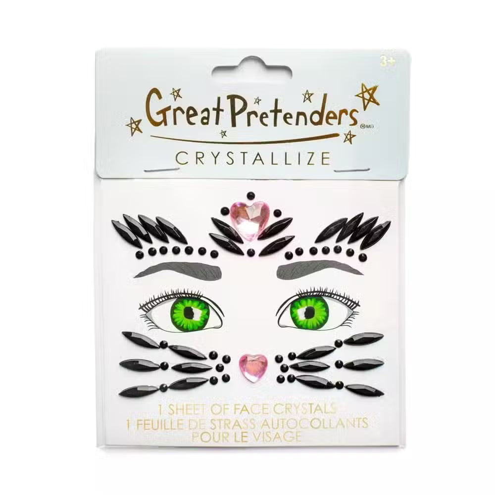 Great Pretenders Ansigts Stickers Kat Sort