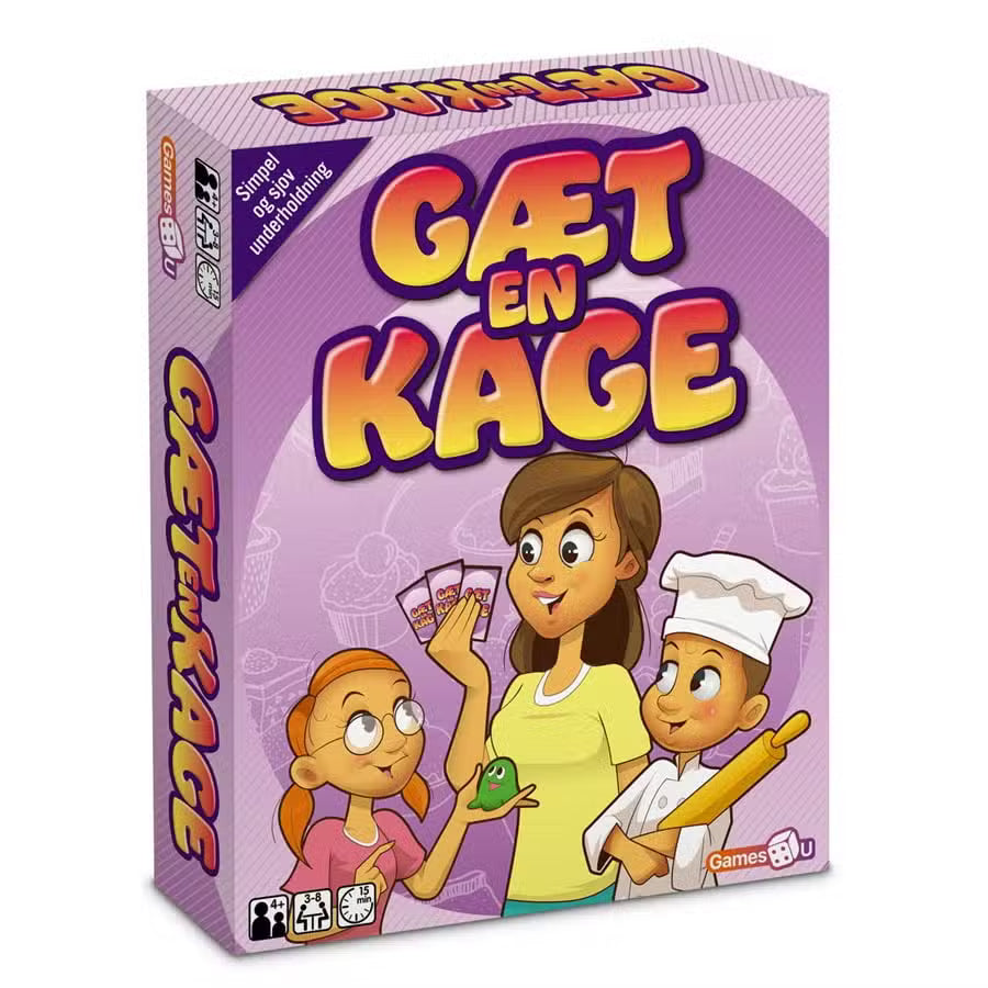 Games4U Kortspil Gæt En Kage