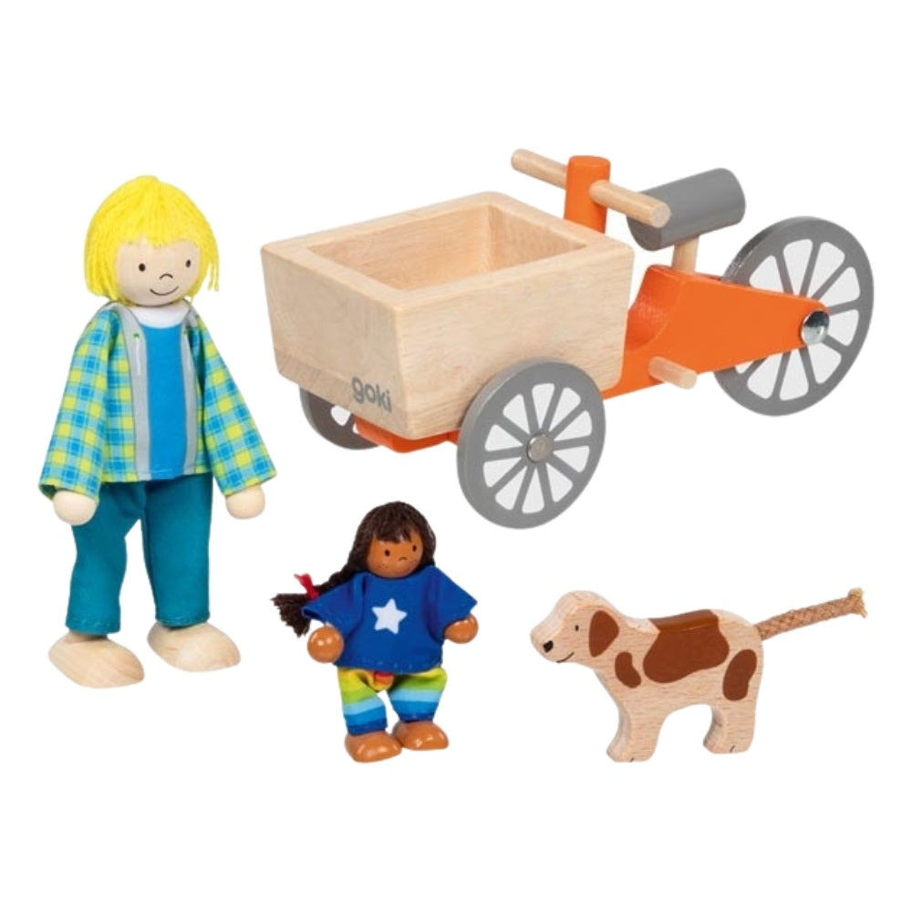 Goki Ladcykel Med Figurer