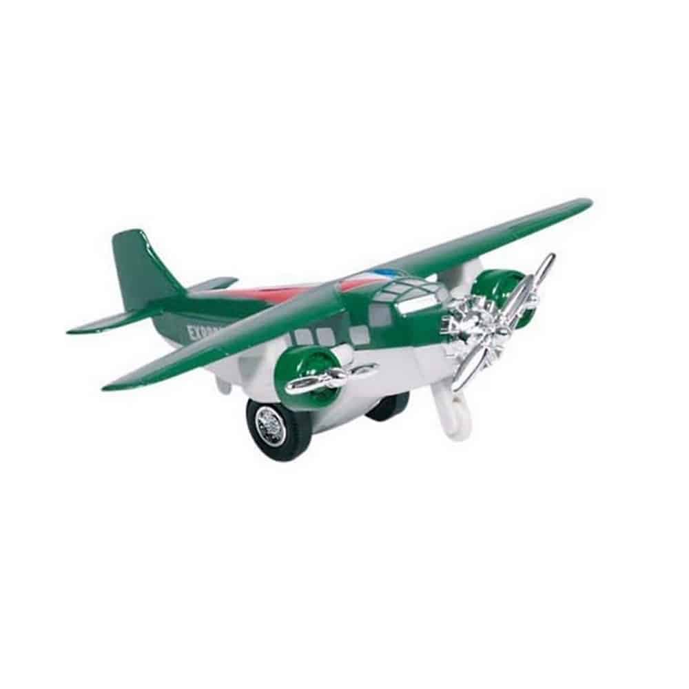 Goki Flyvemaskine Pullback Mørkegrøn