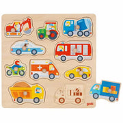Goki Knoppuslespil Køretøjer