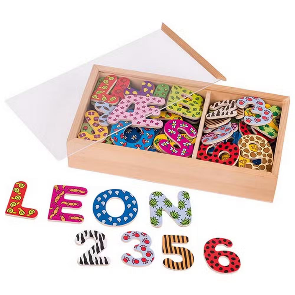 Goki Magnetisk Alfabet Og Tal Mønster