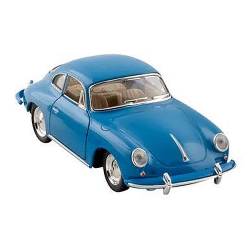 Goki Metalbil Porsche 356 Carrera Blå