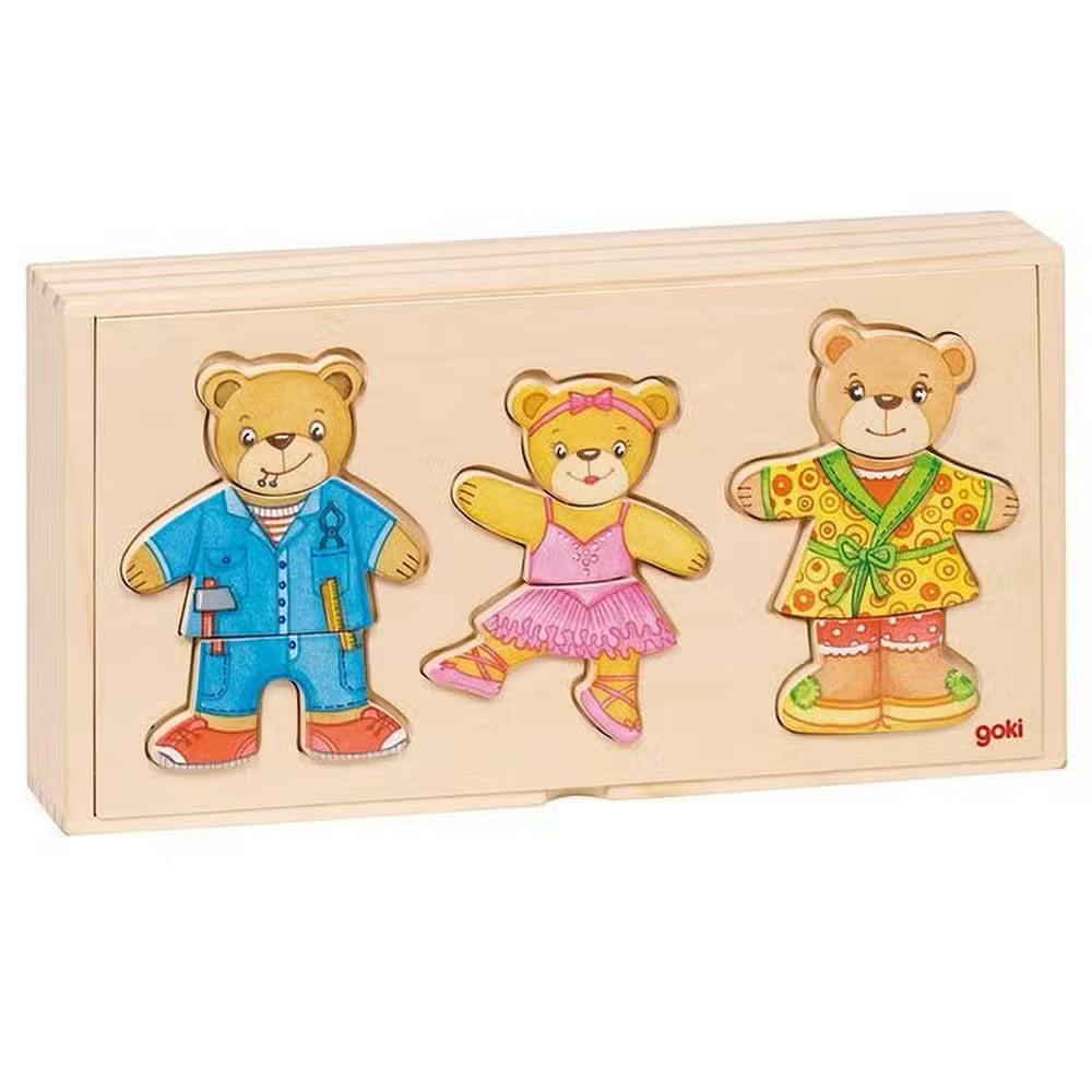 Goki Påklædningsdukke Bamser