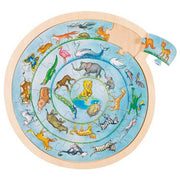 Goki Puslespil Rundt 27 Brikker Dyr