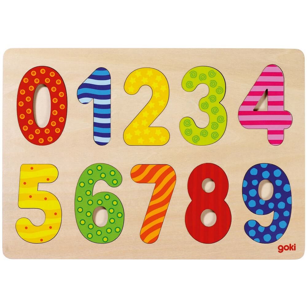 Goki Puslespil Med Tal 1-9