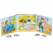 Goki Magnetisk Puslespilsbog Bondegård