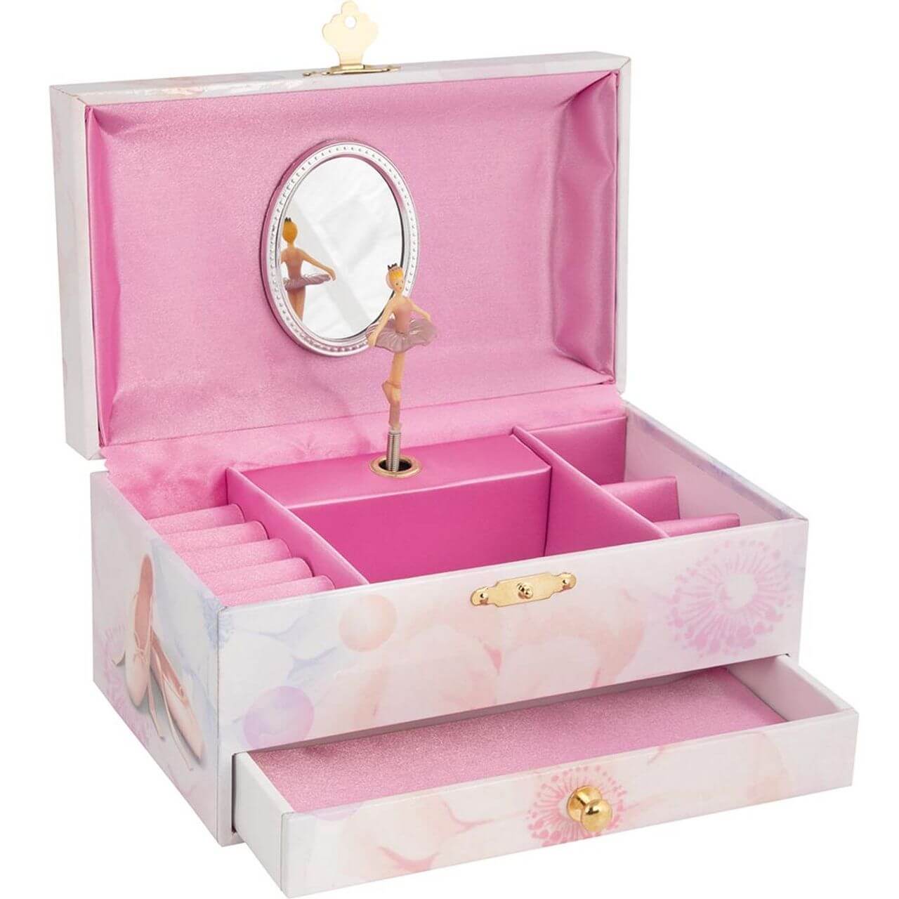 Goki Smykkeskrin Med Musik Ballerina Pastel