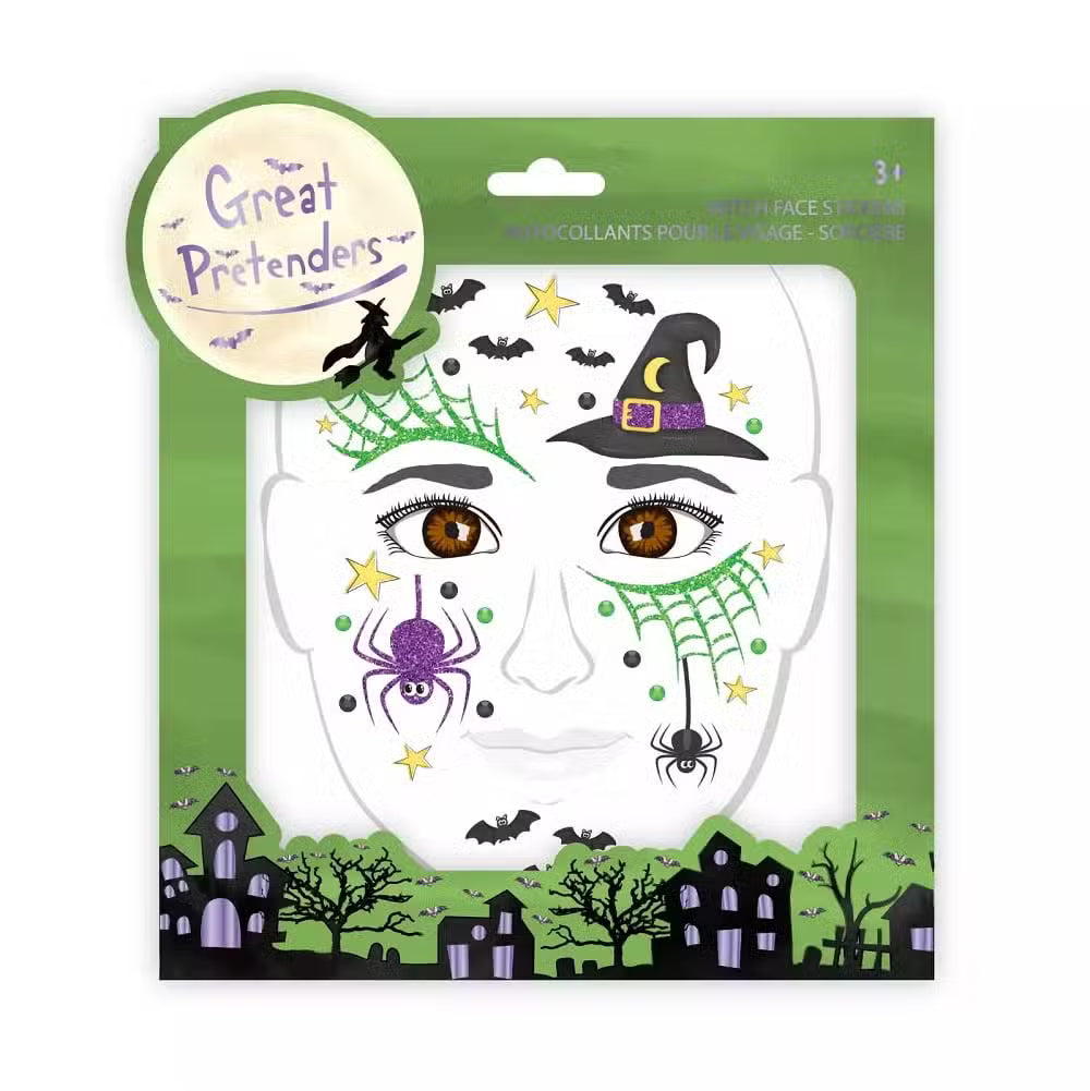 Great Pretenders Ansigts Stickers Heks