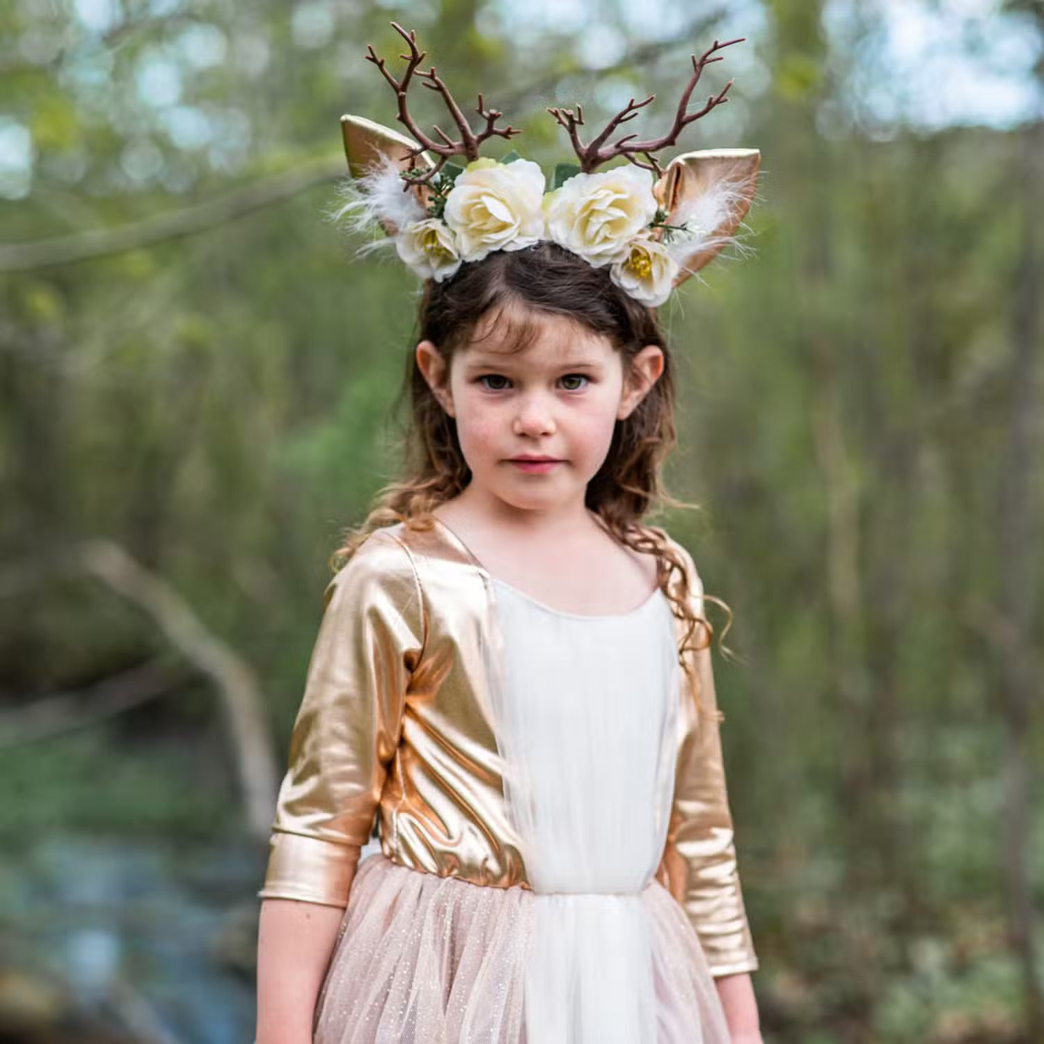 Great Pretenders Dådyr Kjole Med Gevir