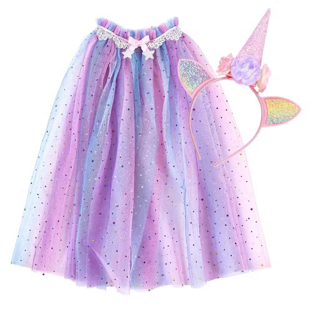 Great Pretenders Kappe og Hårbøjle Enhjørning