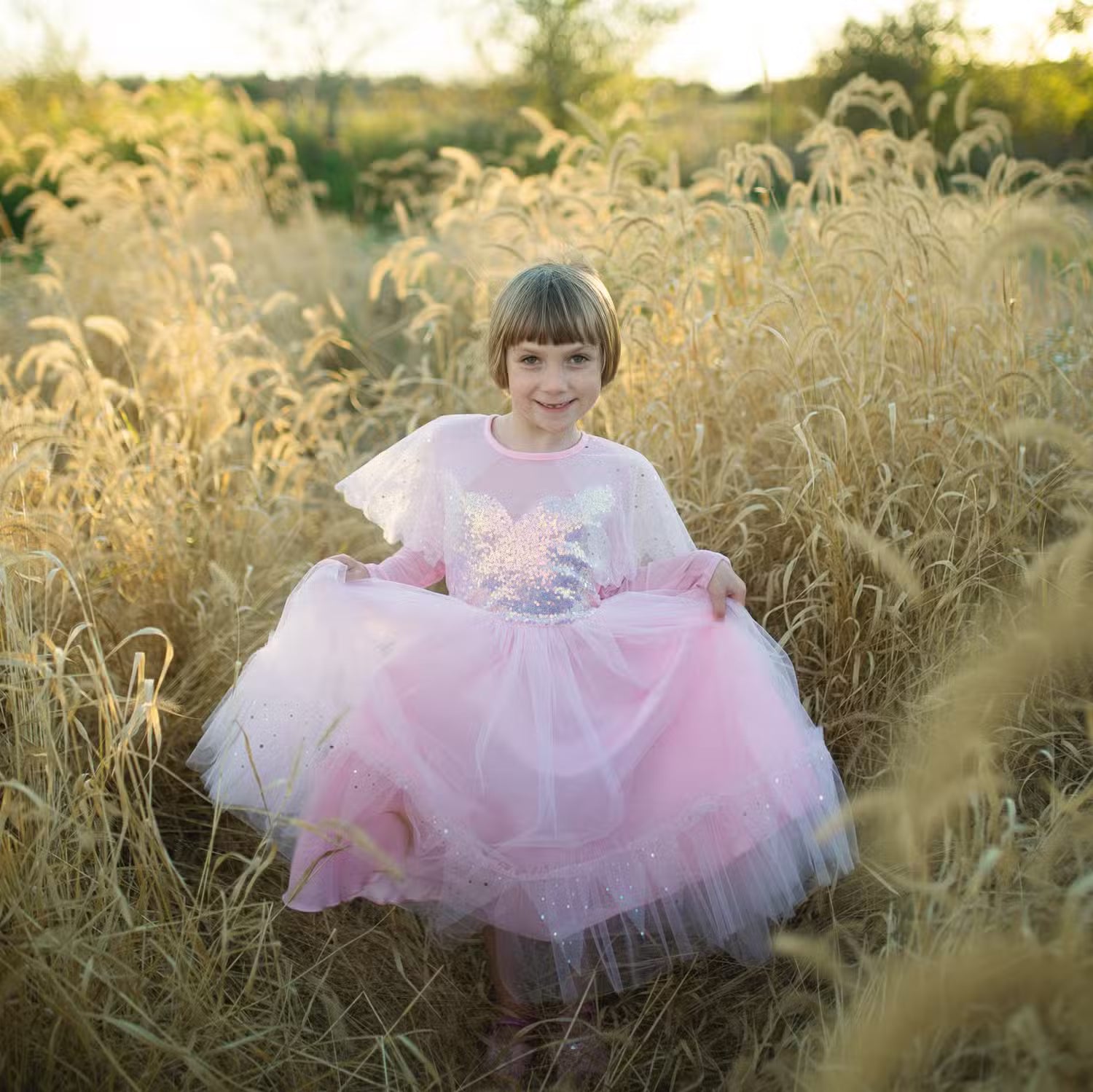 Great Pretenders Lyserød Prinsessekjole