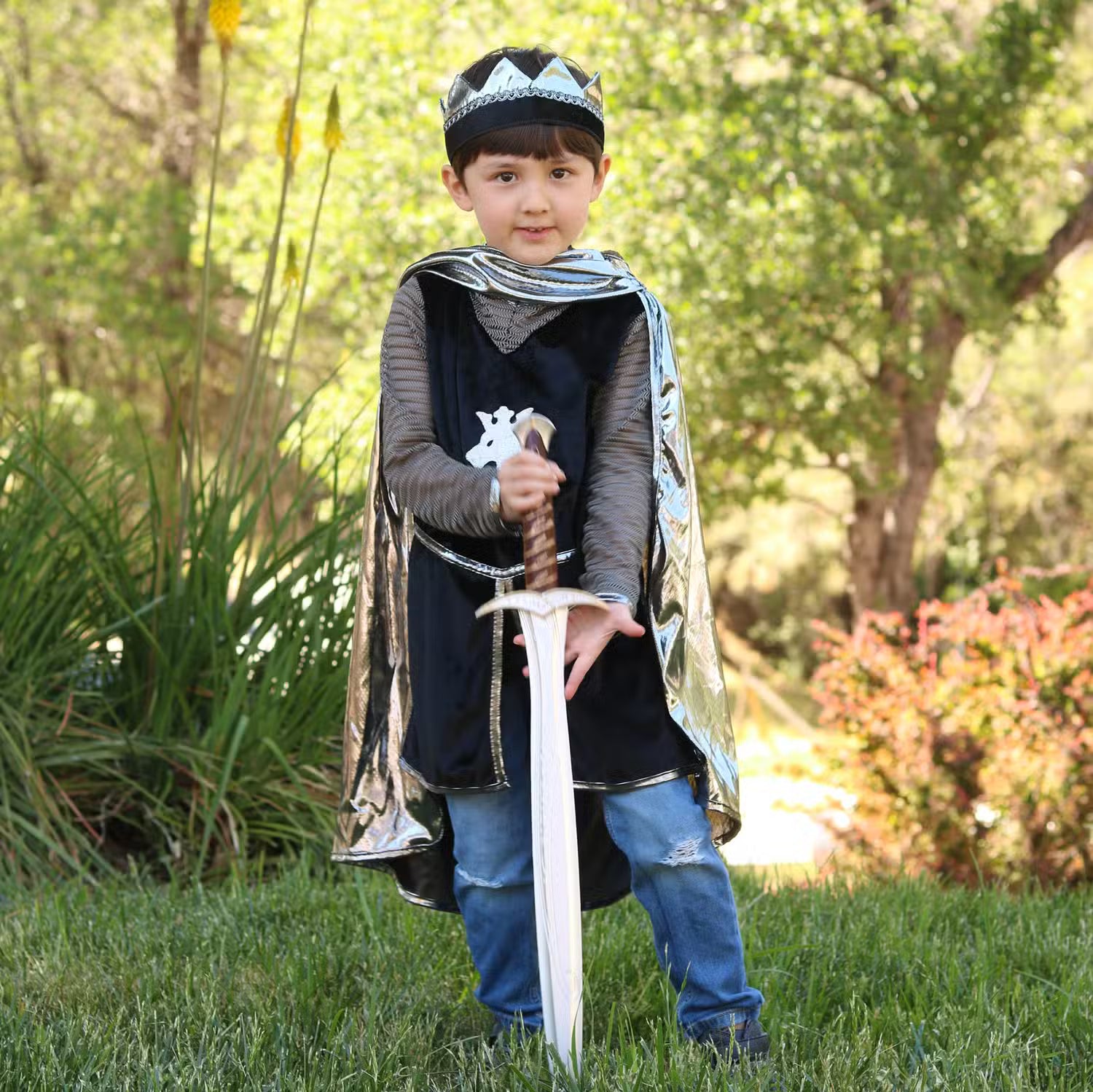 Great Pretenders Ridder Kostume Sølv