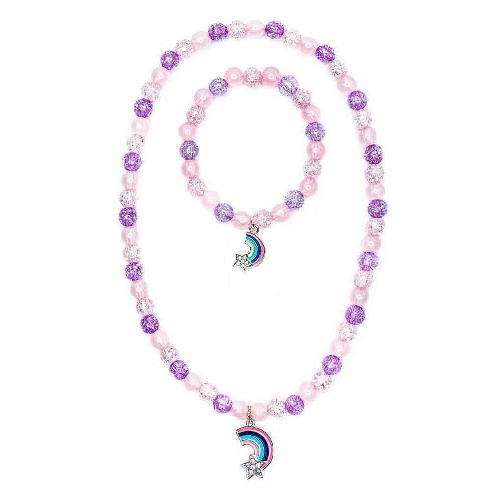 Great Pretenders smykkesæt 2 dele Regnbue - Assorteret