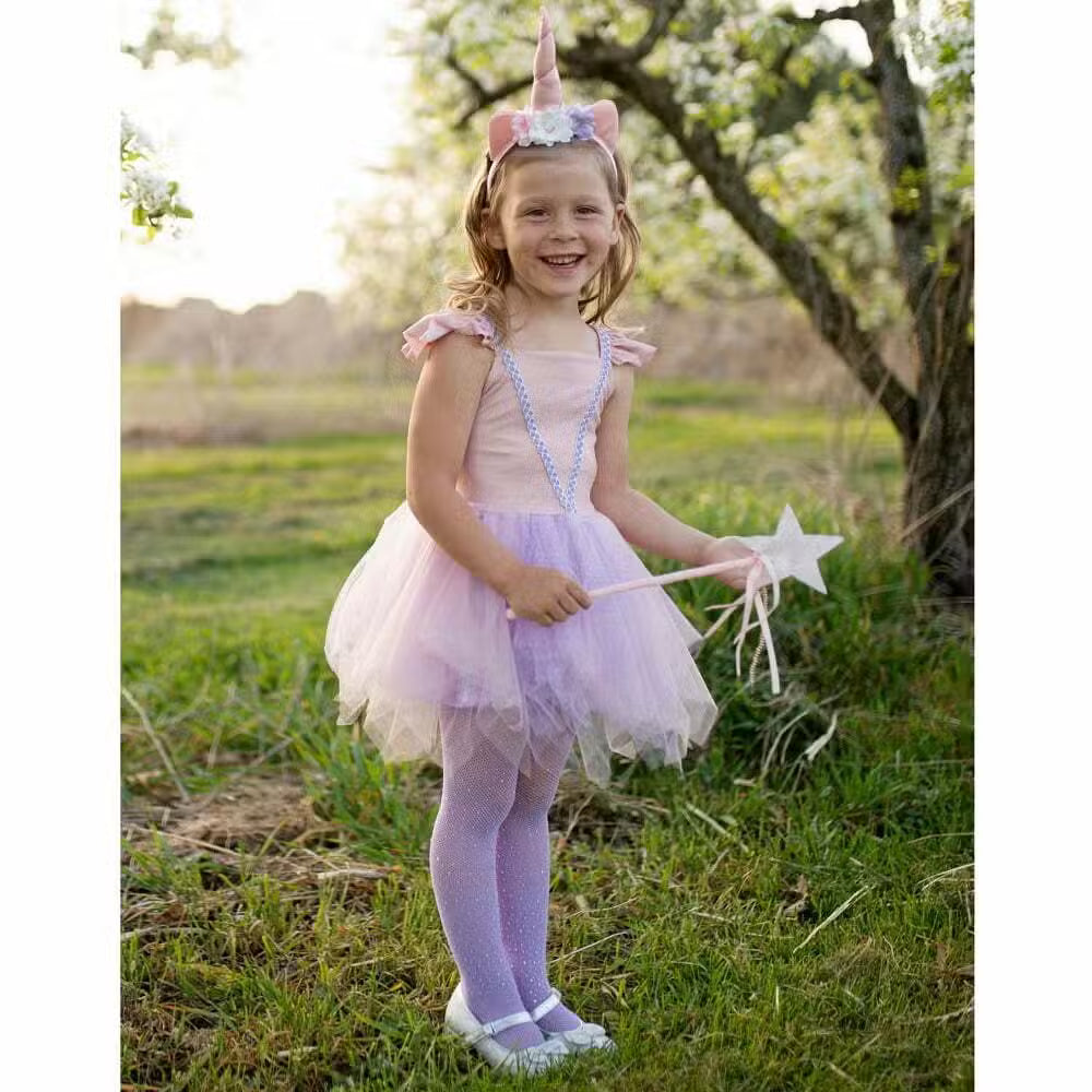 Great Pretenders Kjole Glitter Enhjørning 3-6 År