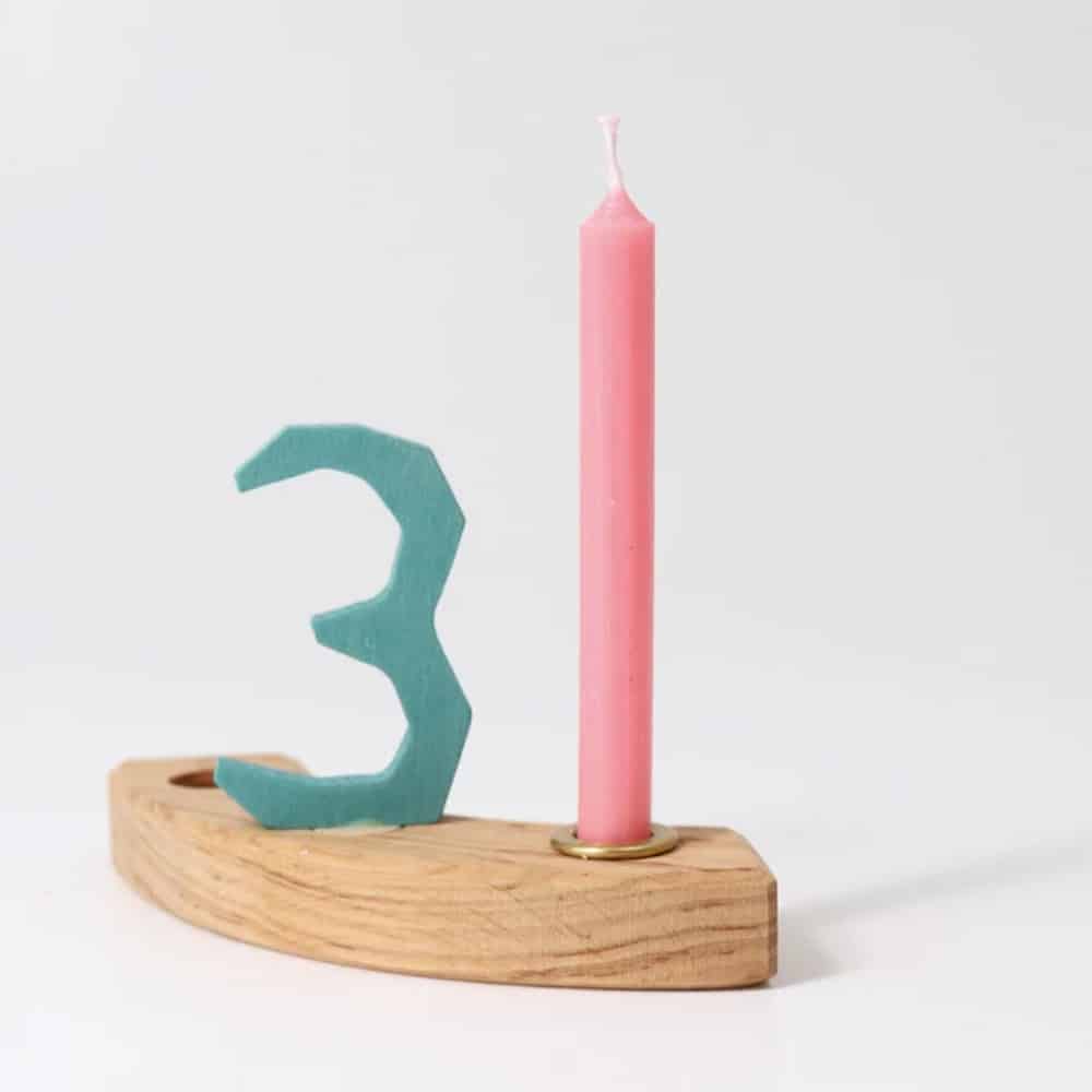 Grimms Stearinlys Pink 12 Pak