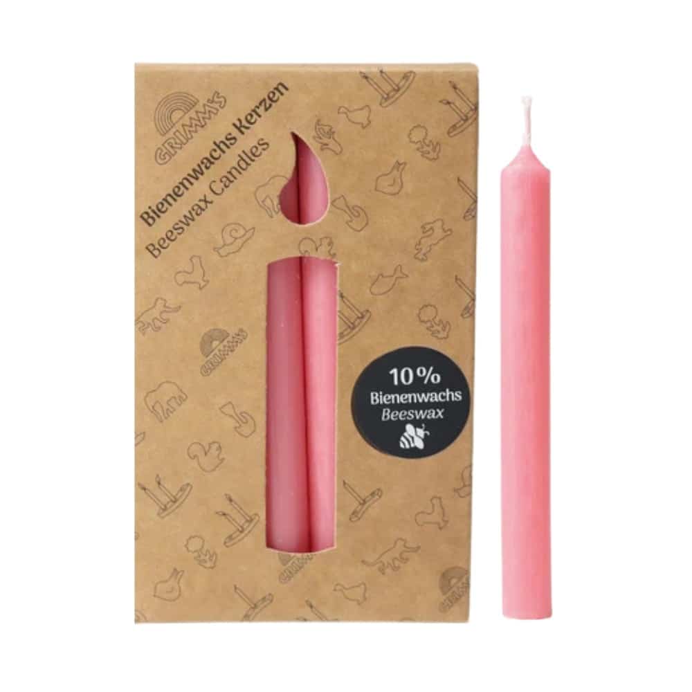 Grimms Stearinlys Pink 12 Pak