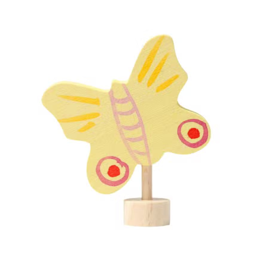 Grimms Træfigur Sommerfugl Gul