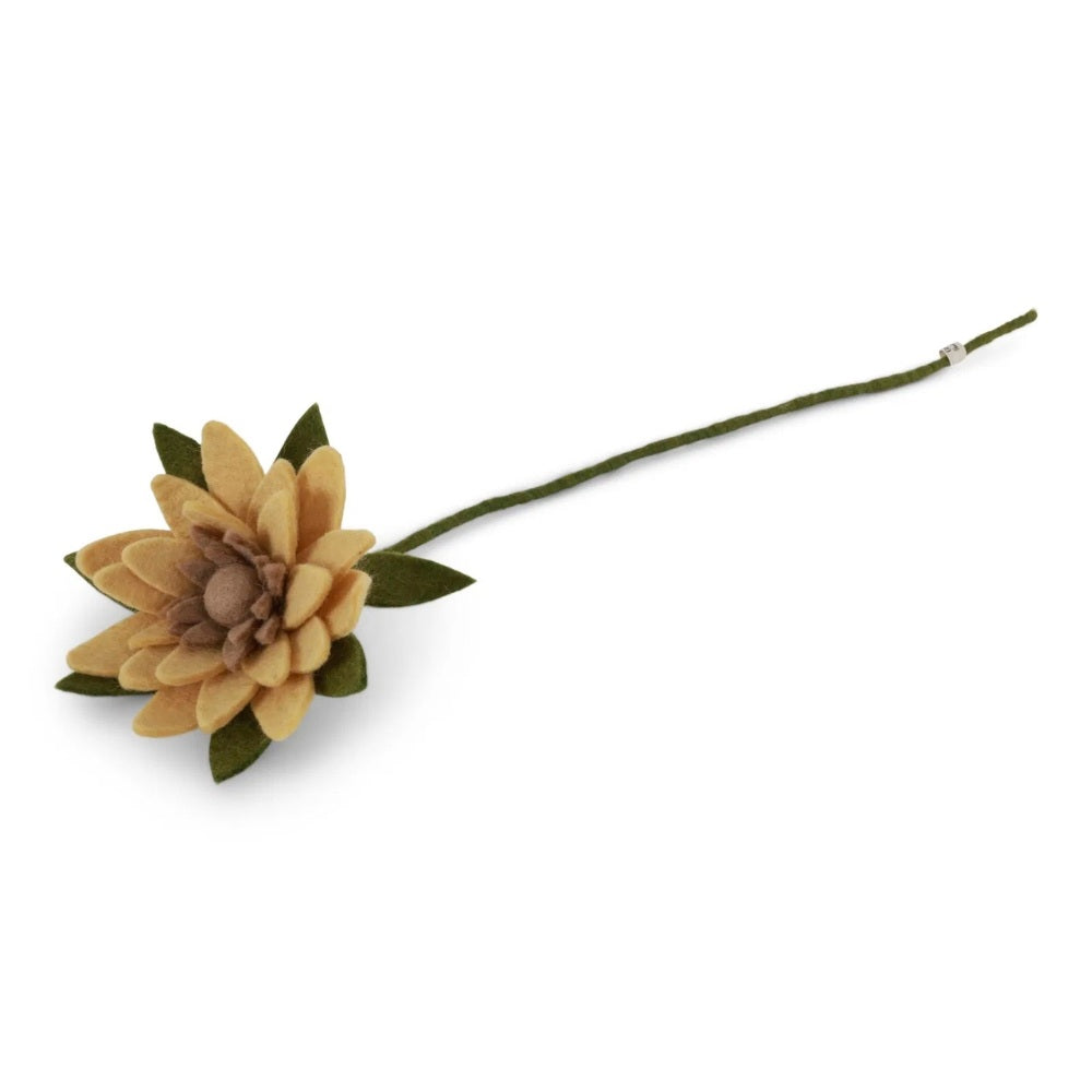 Gry og Sif Filt Blomst Solsikke