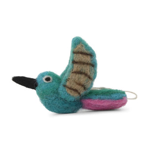 Gry og Sif Filt Ornament - Fugl Kolibri