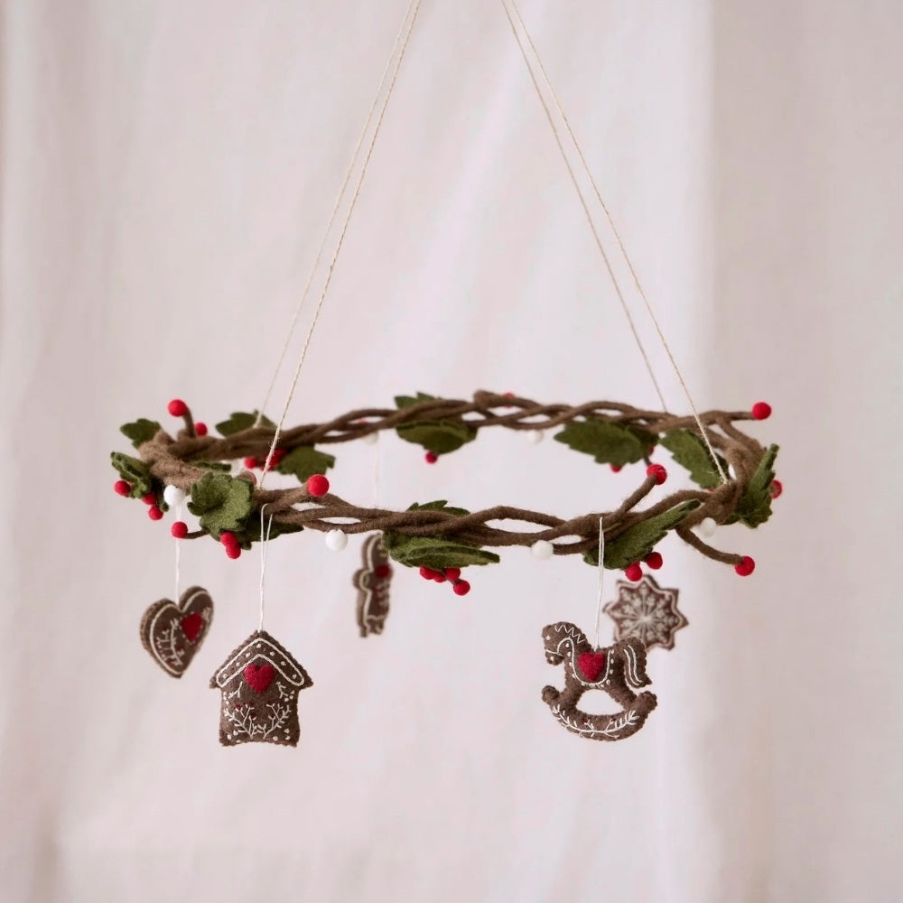 Gry og Sif Filt Ornament - Gyngehest