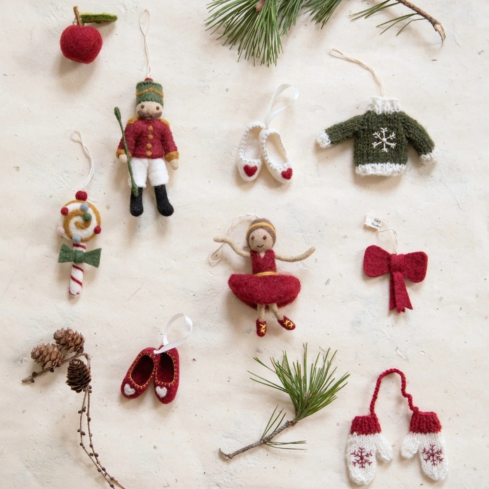 Gry og Sif Filt Ornament - Juleslik