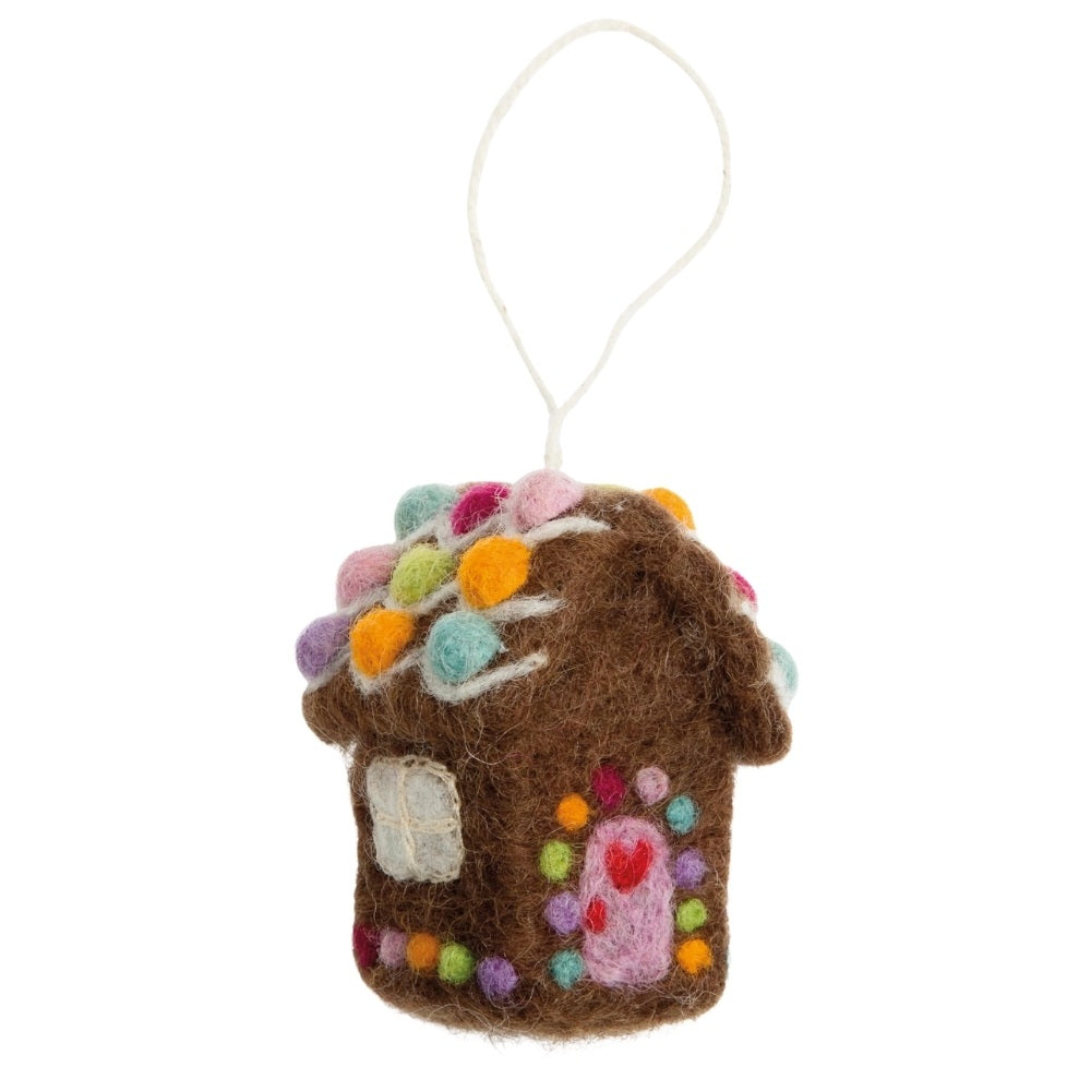 Gry og Sif Filt Ornament - Peberkagehus