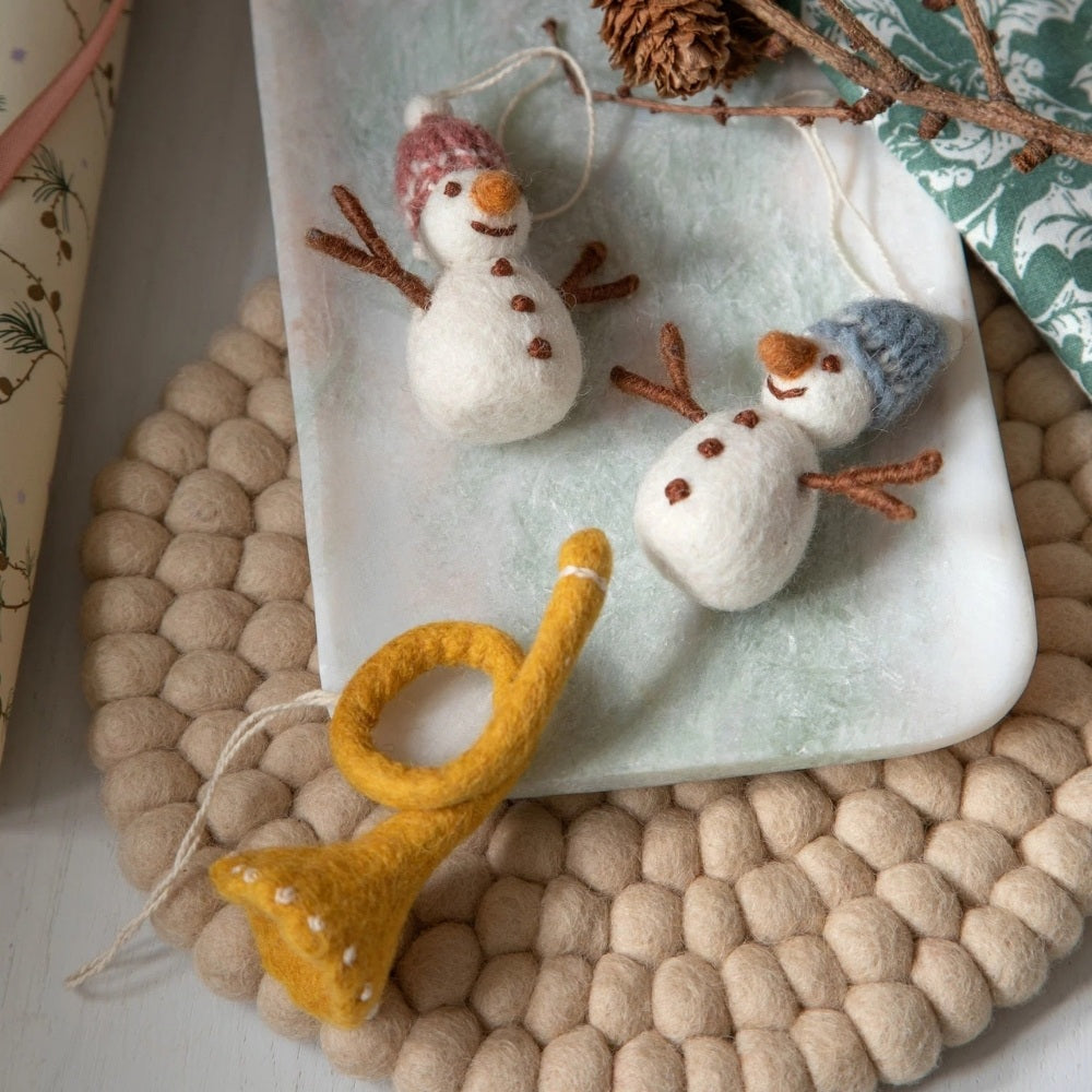 Gry og Sif Filt Ornament - Trompet
