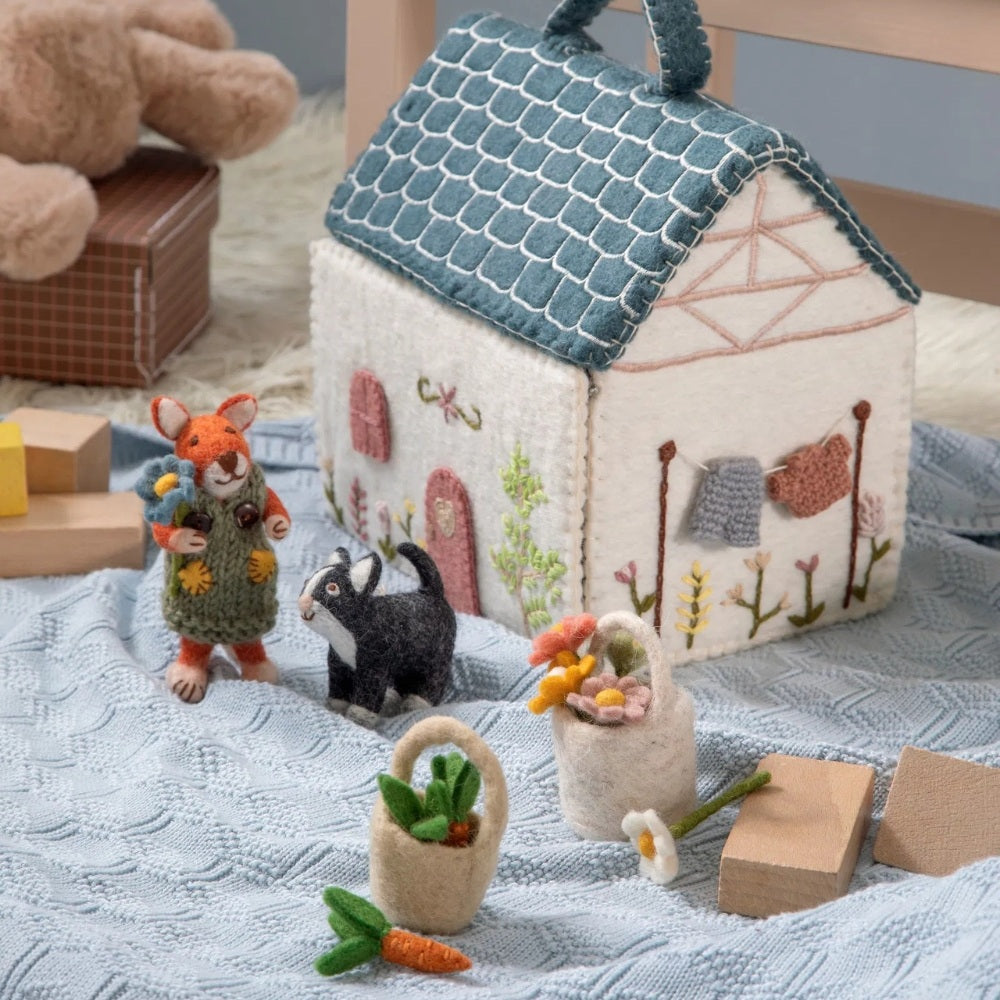 Gry og Sif Kurv Med Blomster Mini