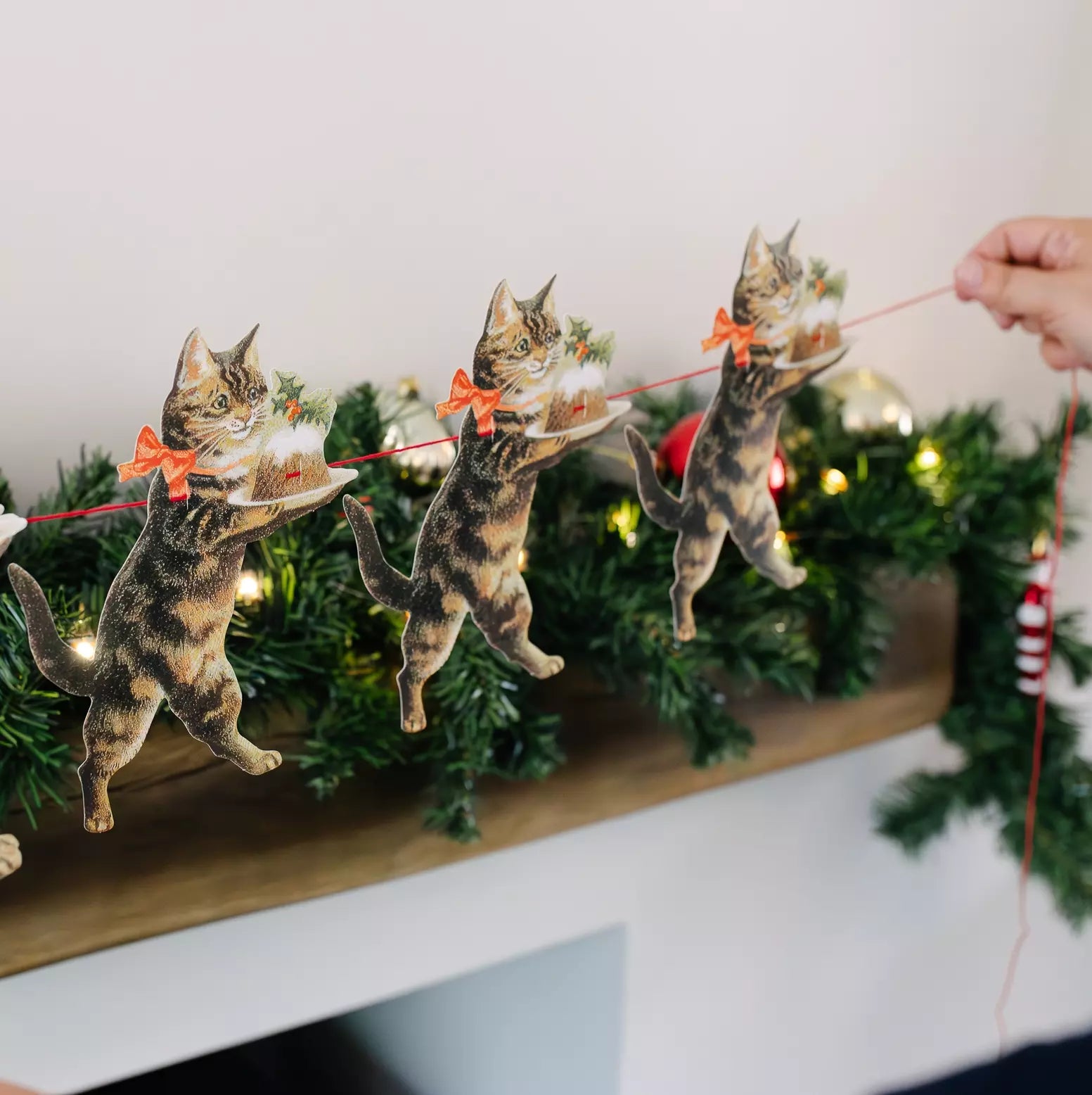 Guirlande Med Julekatte