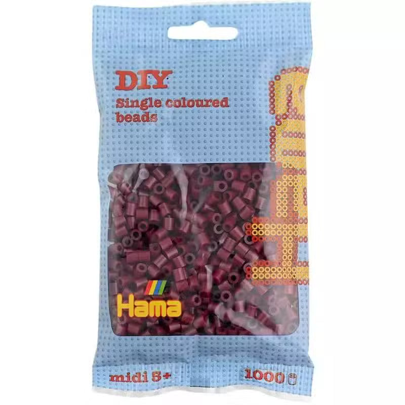 Hama Midi Perler 1000 Stk Bordeaux