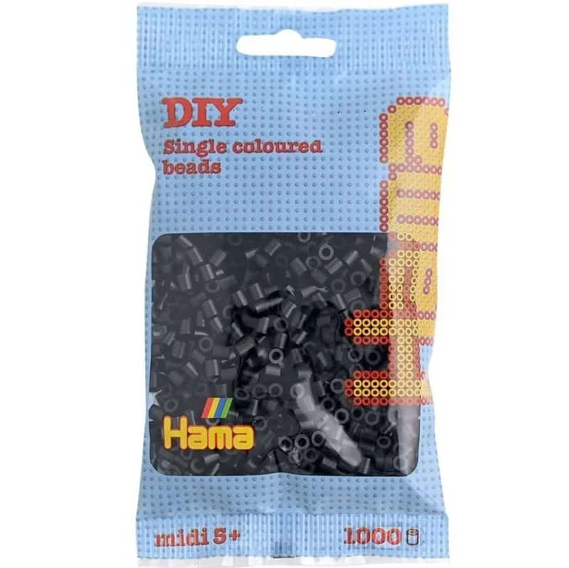 Hama Midi Perler 1000 Stk Sort