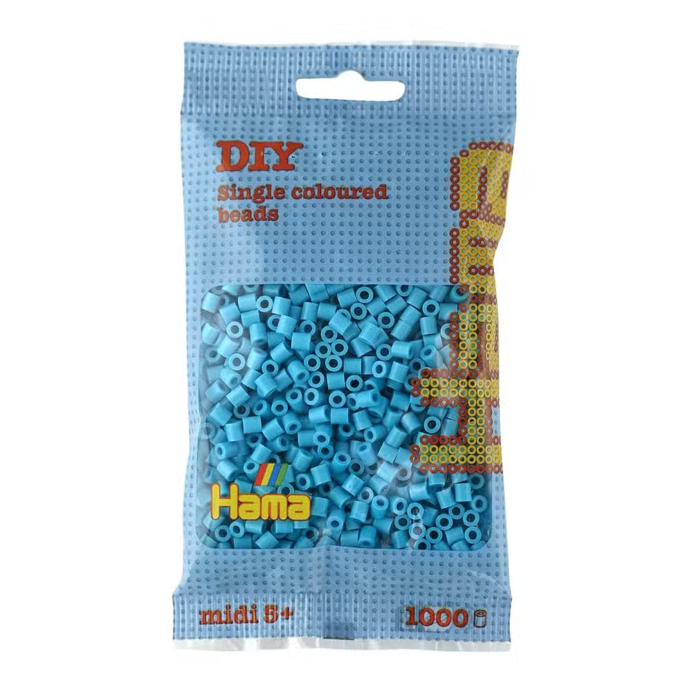 Hama Midi Perler 1000 Stk Azurblå