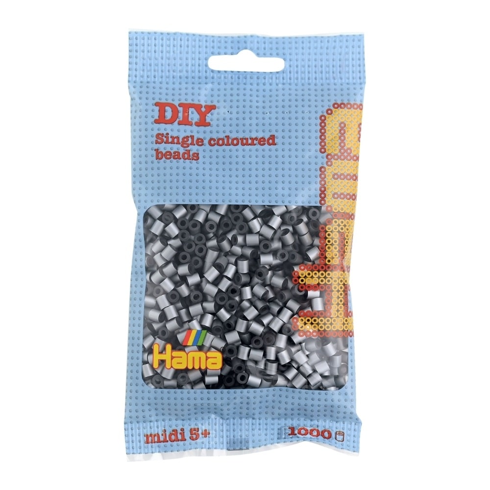 Hama Midi Perler 1000 Stk Sølv