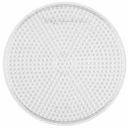 Hama Transparent Perleplade Rund Ø15