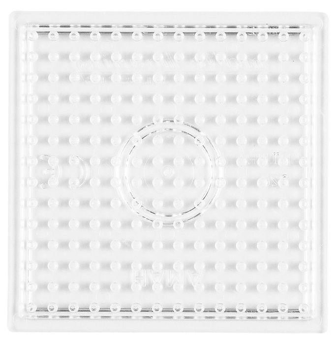 Hama perleplade Transparent Firkant