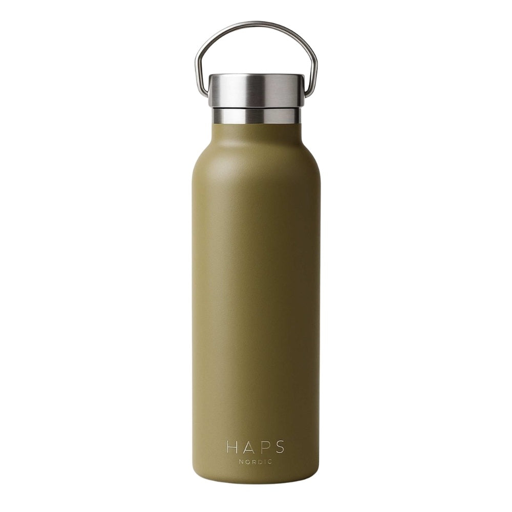Haps Nordic Drikkedunk Rustfri Stål 500 ML - Olive