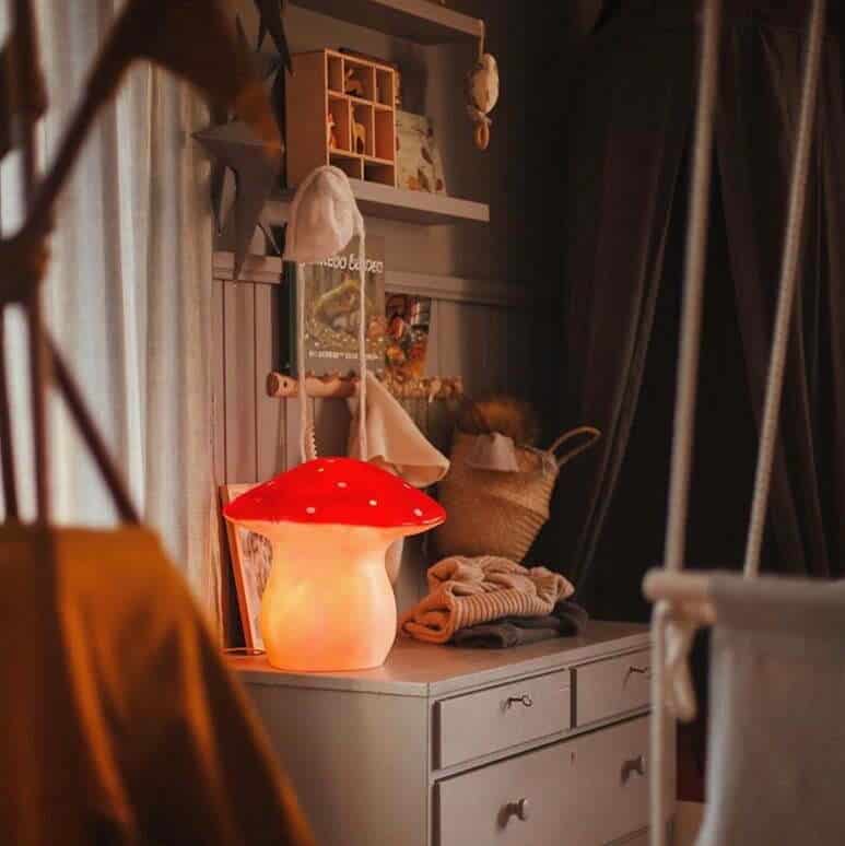 Heico Lampe Paddehat Medium Rød