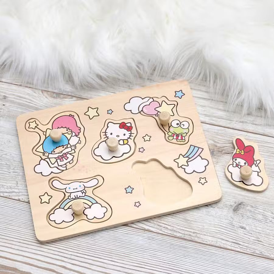 Hello Kitty Knoppuslespil