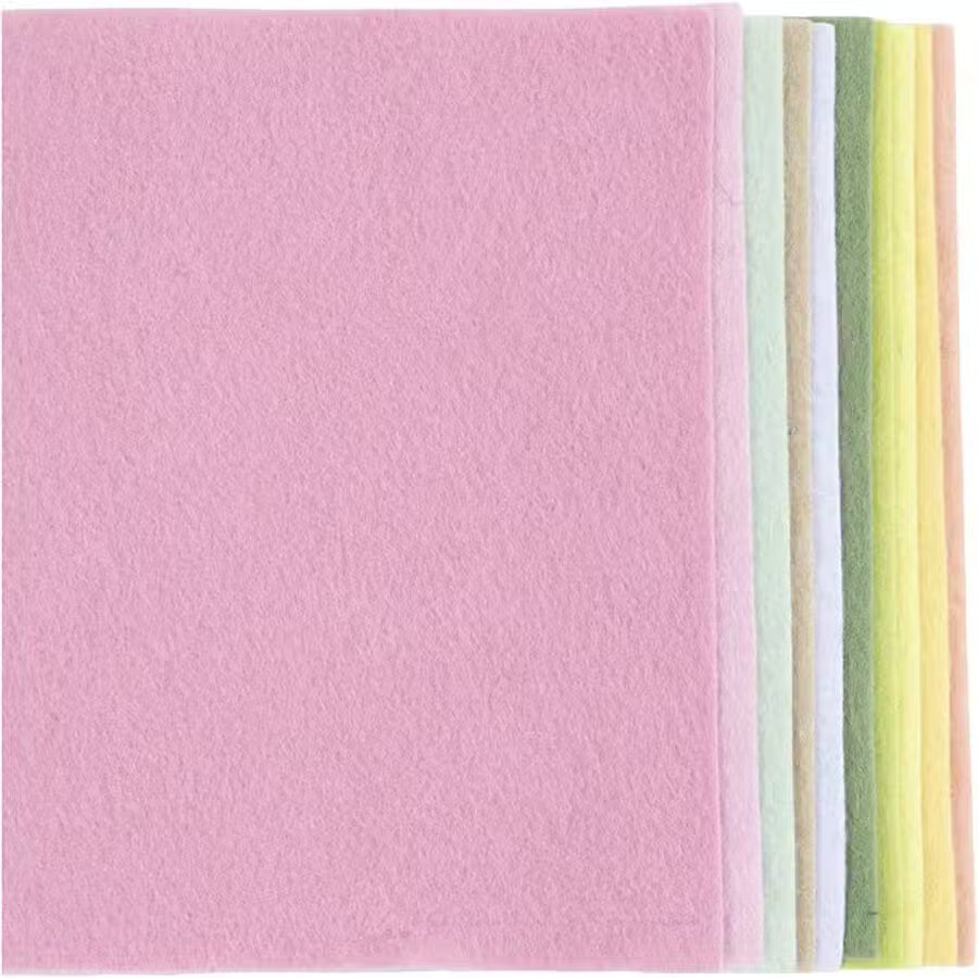 Hobbyfilt Pastel Farver 10 Ark