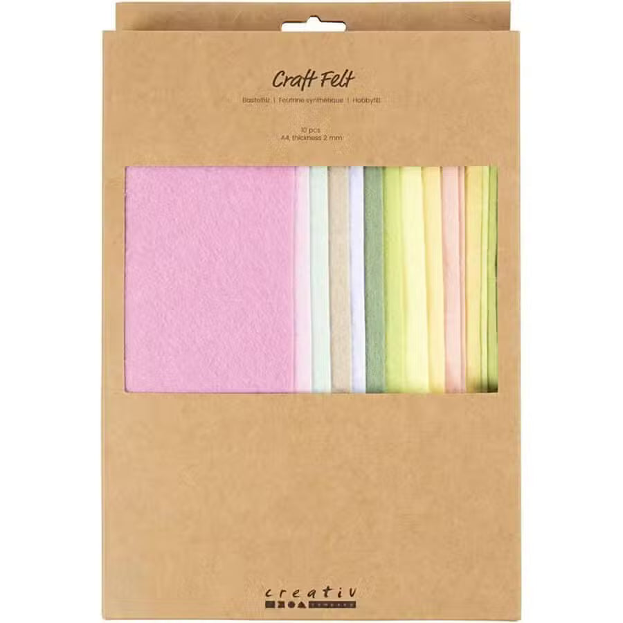 Hobbyfilt Pastel Farver