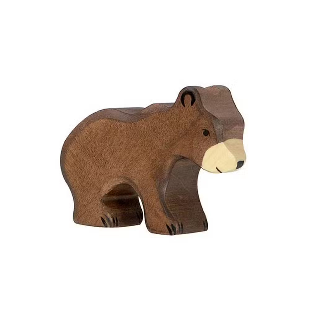 Holztiger Brunbjørn Unge