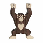 Holztiger Chimpanse Stående