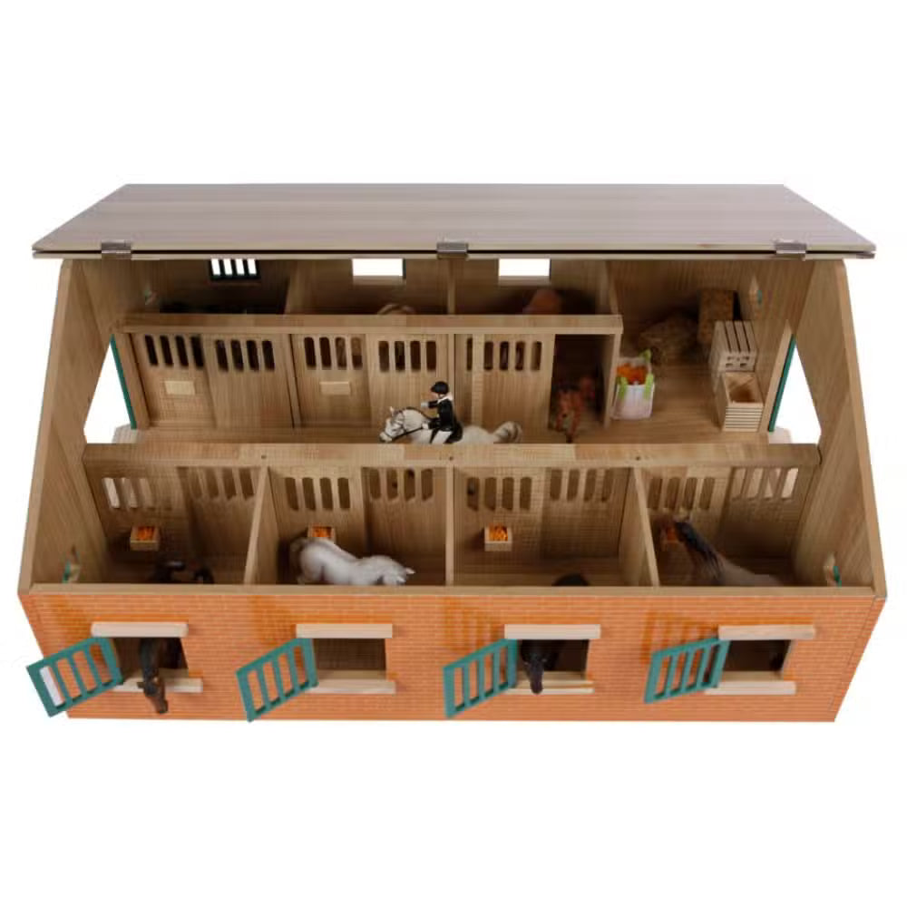 Kids Globe Hestestald Med 7 Bokse