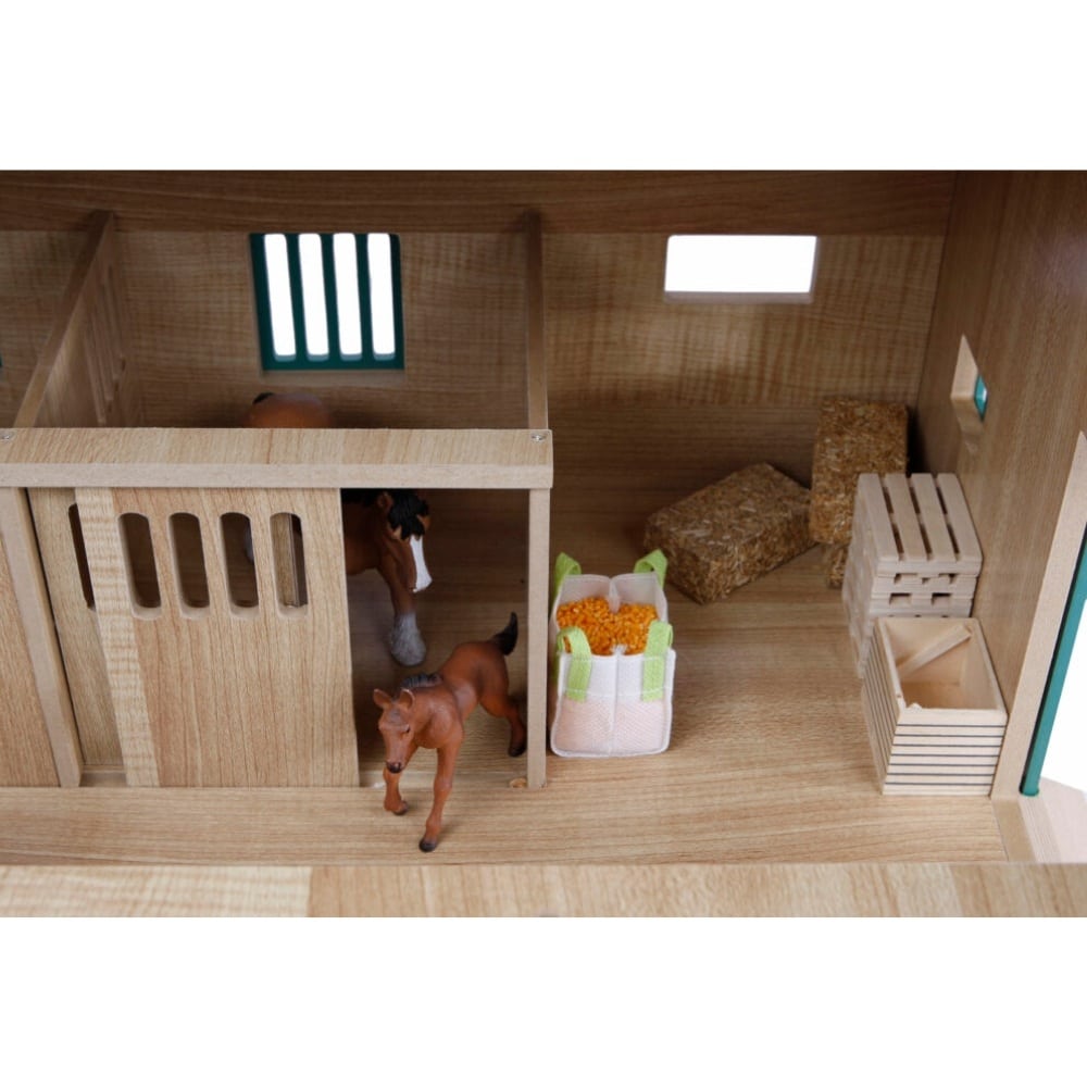 Kids Globe Hestestald Med 7 Bokse