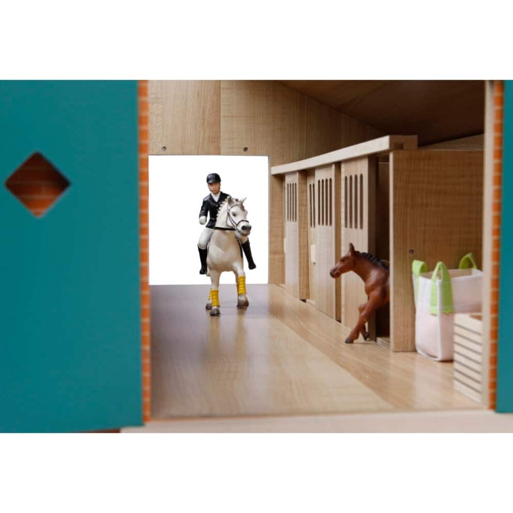 Kids Globe Hestestald Med 7 Bokse