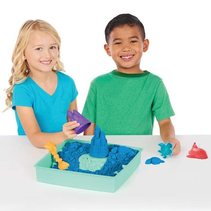 Kinetic Sand Sandsæt Blå Med Bakke