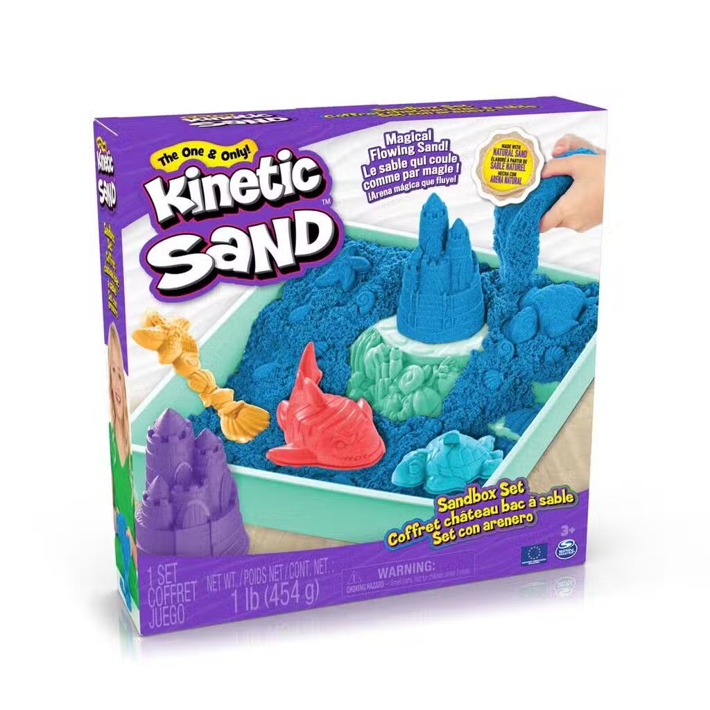 Kinetic Sand Sandsæt Blå Med Bakke